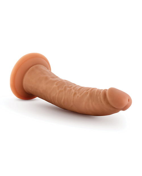 Glide 7.5" Self Lubricating Dildo - Mocha