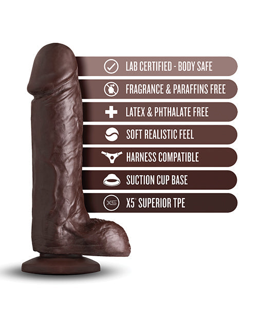 Coverboy Movie Star 8" Dildo - Chocolate