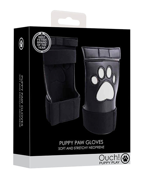 Shots Ouch Puppy Play Gloves - White
