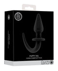 Ouch Puppy Play Tail Butt Plug - Black