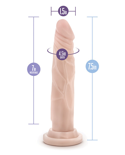 Dr. Carter 7.5" Dildo  - Vanilla