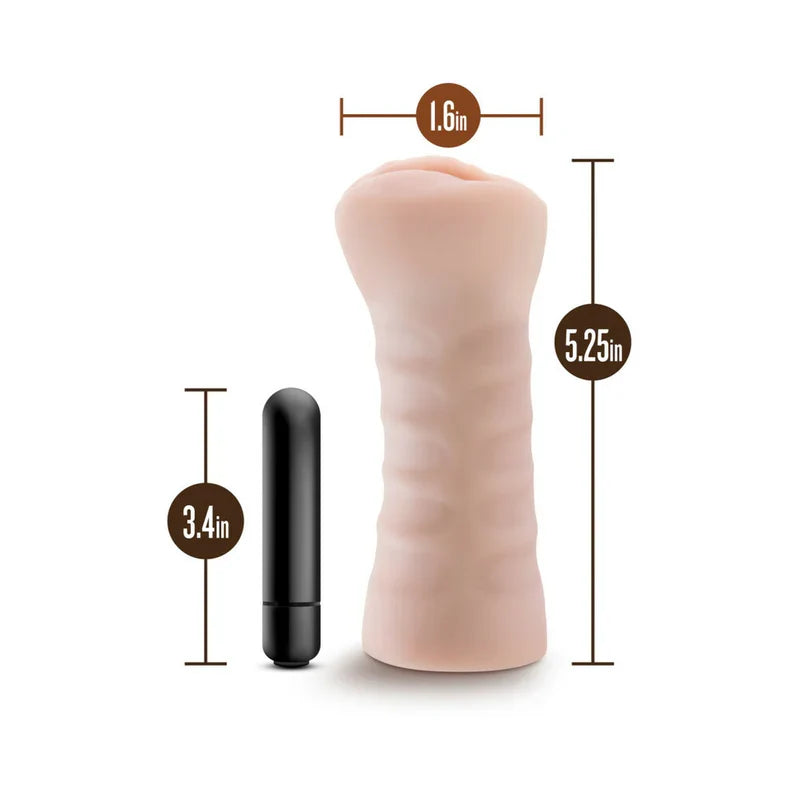 M for Men Male Ashley Vagina Stroker with Bullet Vibrator