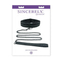 Lace Adjustable Collar and Leash (Black)