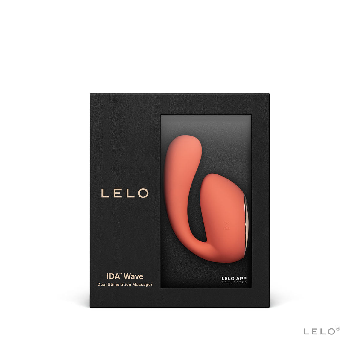 LELO Ida Wave Dual Vibrator - Coral Red