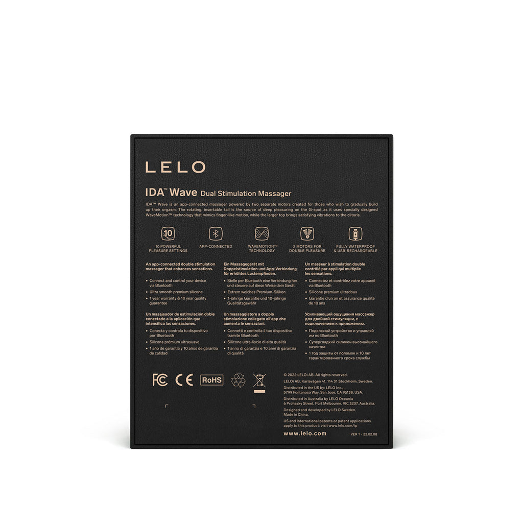 LELO Ida Wave Dual Vibrator - Coral Red