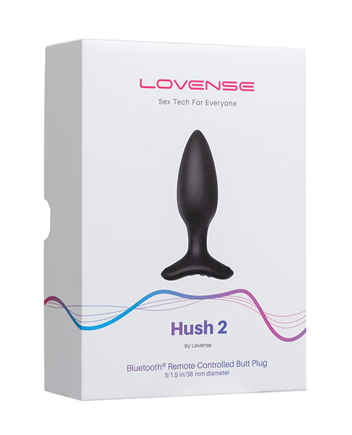 Lovense Hush 2 Butt Plug - 1.5 in