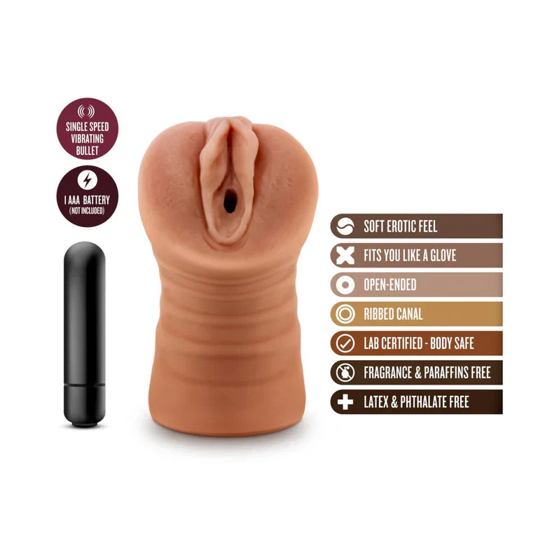 Blush M for Men Julieta Realistic Stroker - Mocha