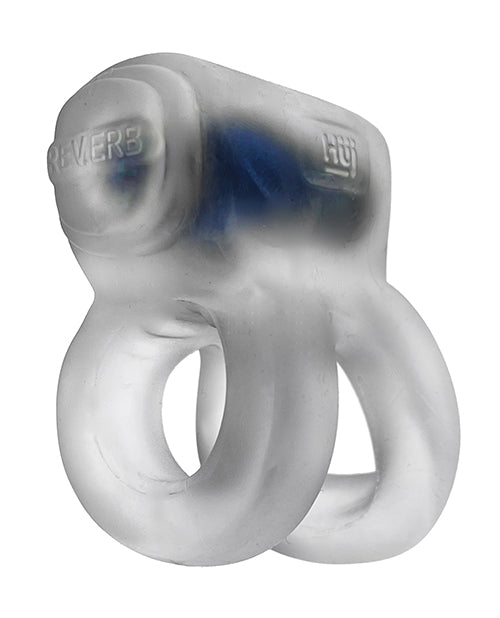 Hunkyjunk Revhammer Shaft Vibe Ring - Clear Ice