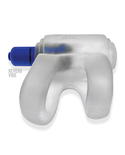 Hunkyjunk Revhammer Shaft Vibe Ring - Clear Ice