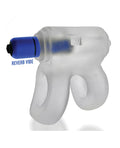 Hunkyjunk Revhammer Shaft Vibe Ring - Clear Ice