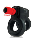 Hunkyjunk Revhammer Shaft Vibe Ring - Tar Ice