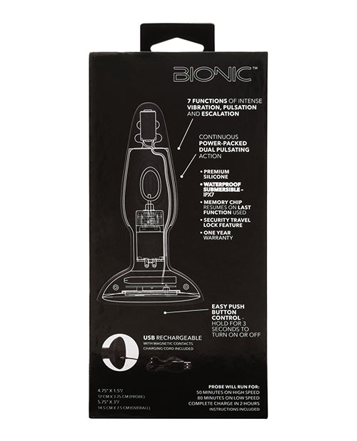 Bionic Dual Pulsating Anal Probe
