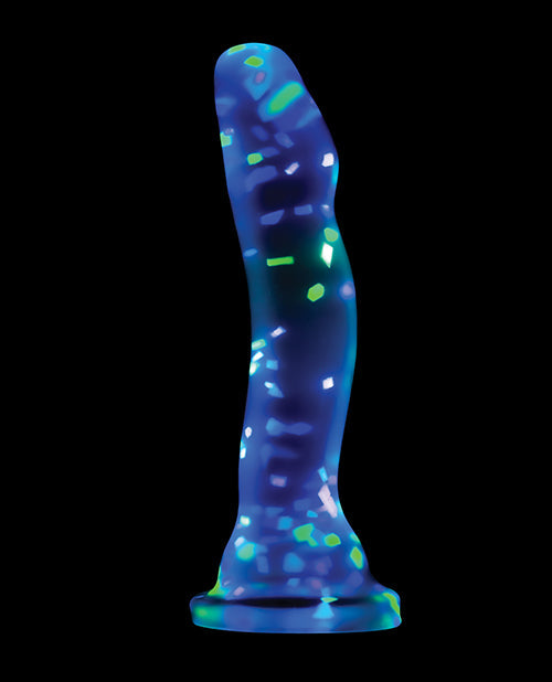 Neo Elite Hanky Panky 7" Confetti Dildo Glow in the Dark