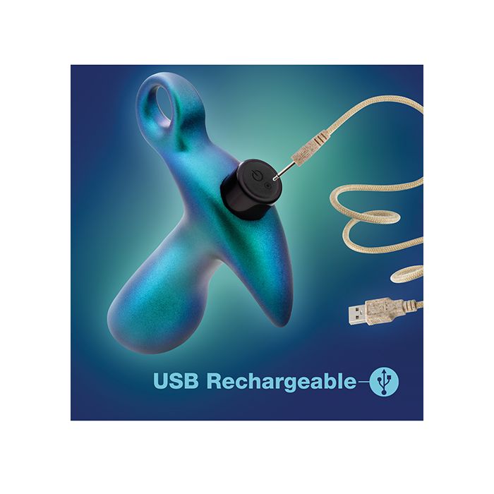 Blush Anal Adventures Matrix Teleportation Plug - Lunar Blue