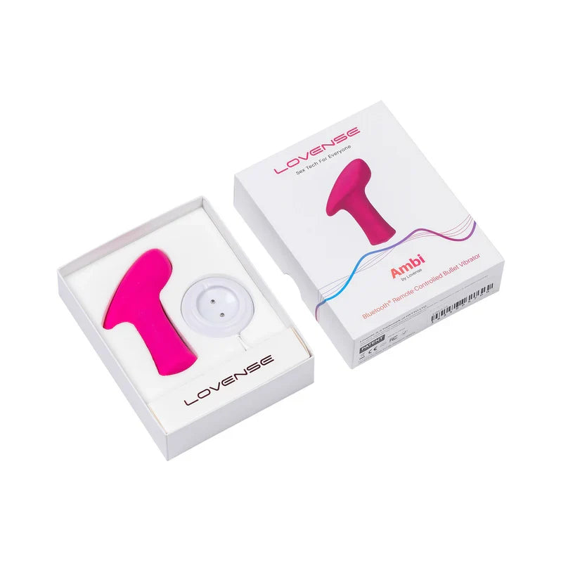 Lovense Ambi Bullet Vibrator - Pink