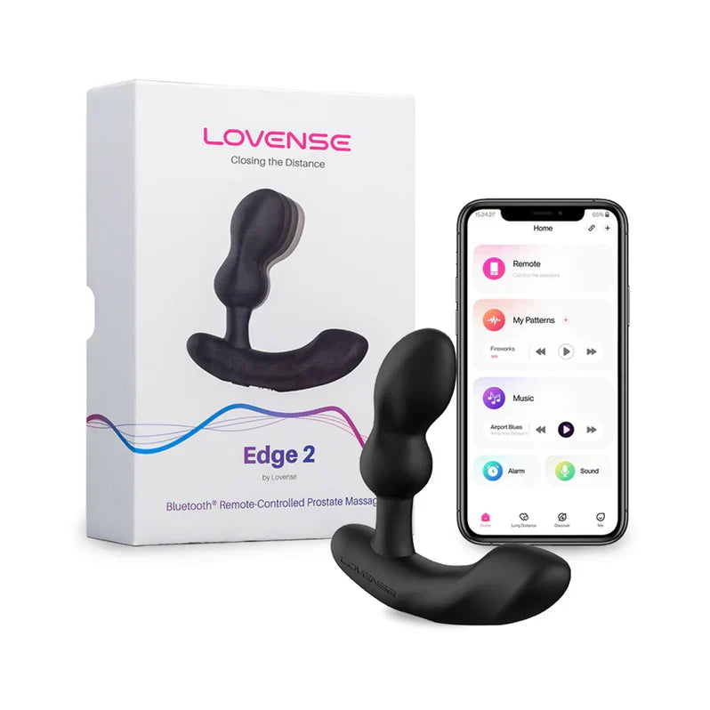 Lovense Edge 2 Adjustable Prostate Massager - Black
