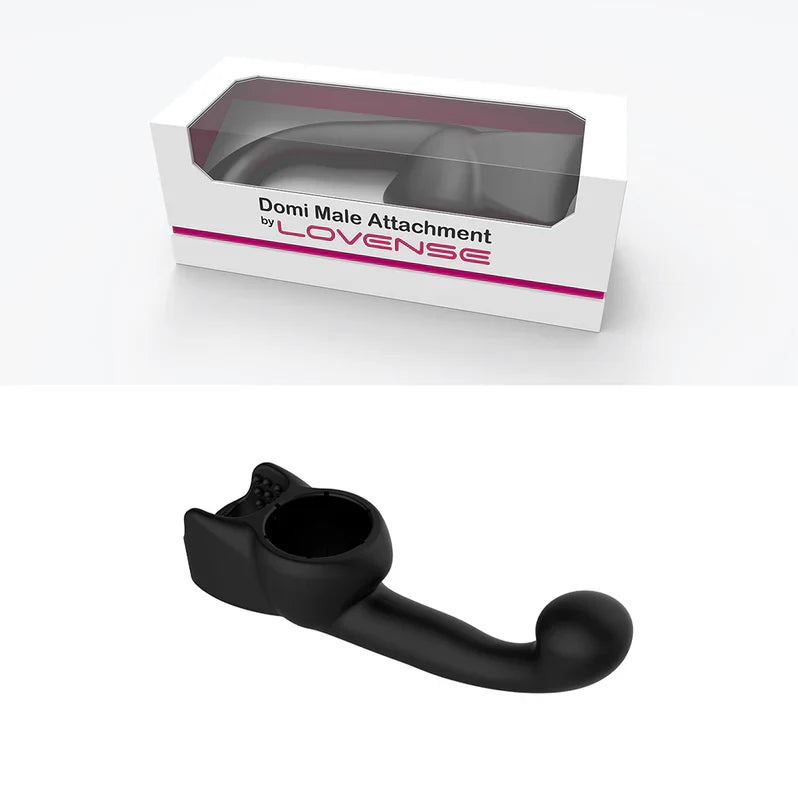 Lovense Domi P-Spot Wand Attachment - Black