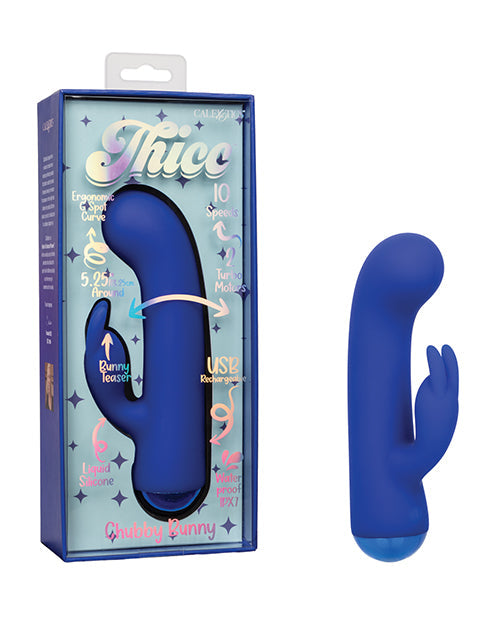 Thicc Chubby Bunny Rabbit Vibe - Blue