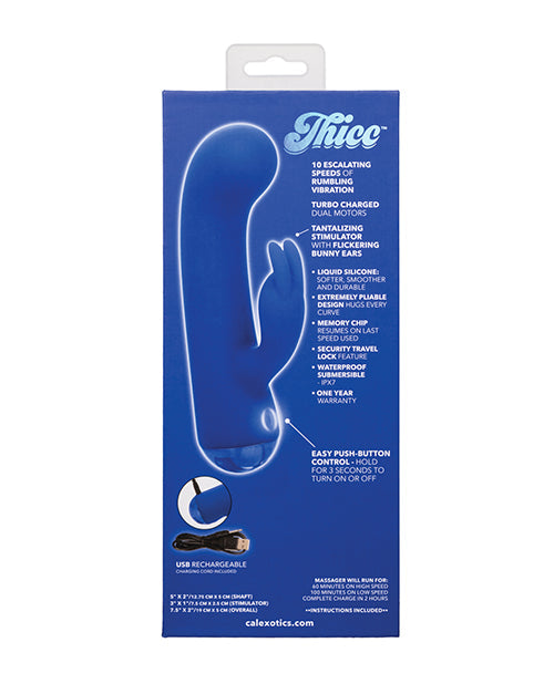 Thicc Chubby Bunny Rabbit Vibe - Blue
