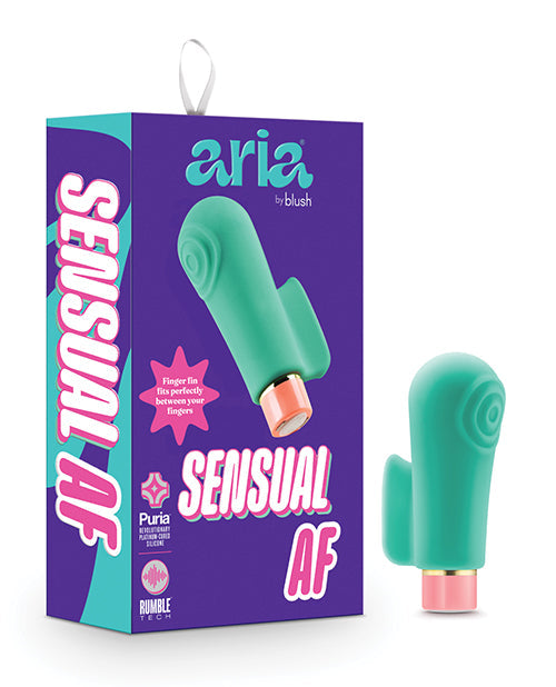 Blush Aria Sensual AF Finger Vibe - Teal