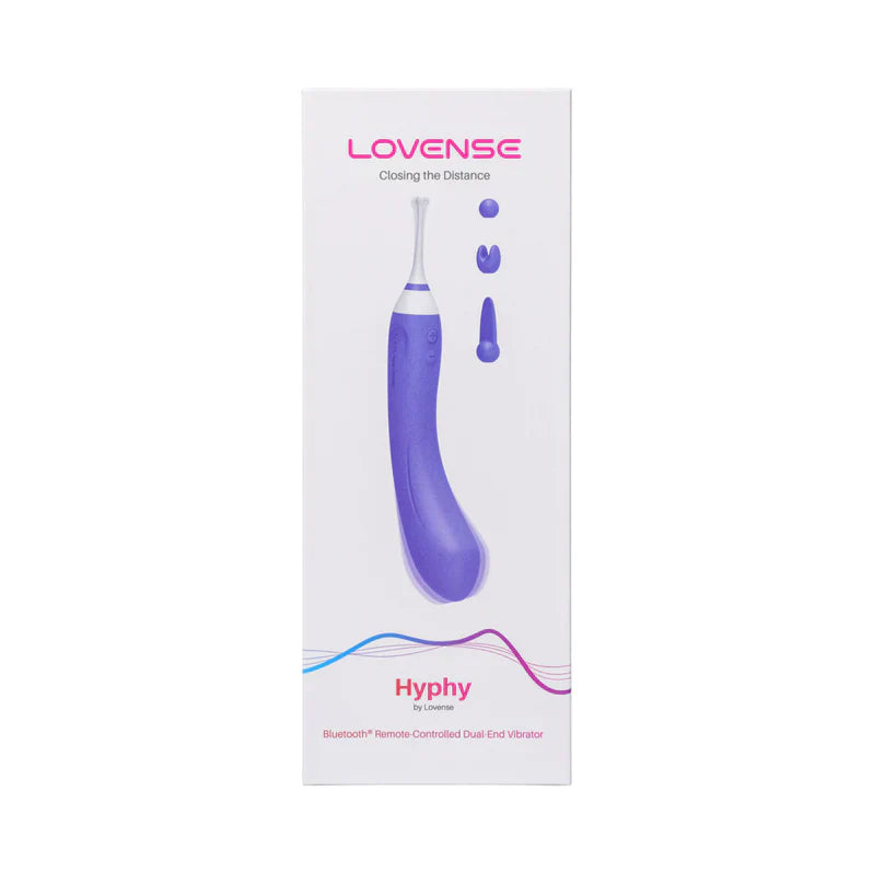 Lovense Hyphy Clitoral & G-Spot Vibrator - Purple