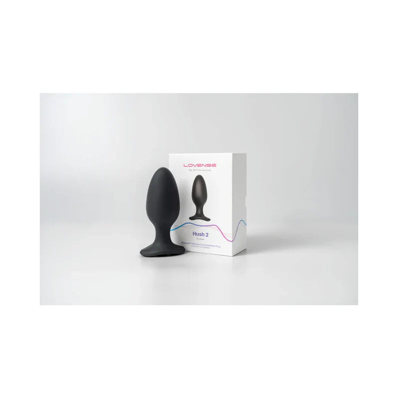 Lovense Hush 2 Vibrating Butt Plug - 2.2 in