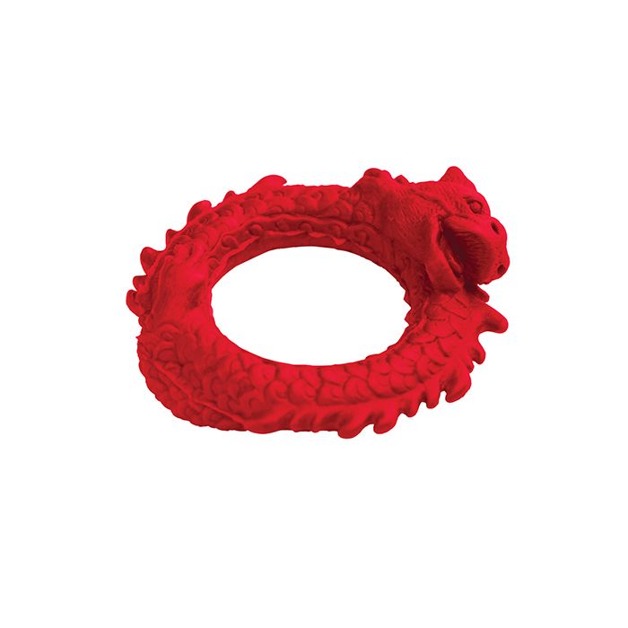 Creature Cocks Rise of the Dragon Silicone Cock Ring - Red