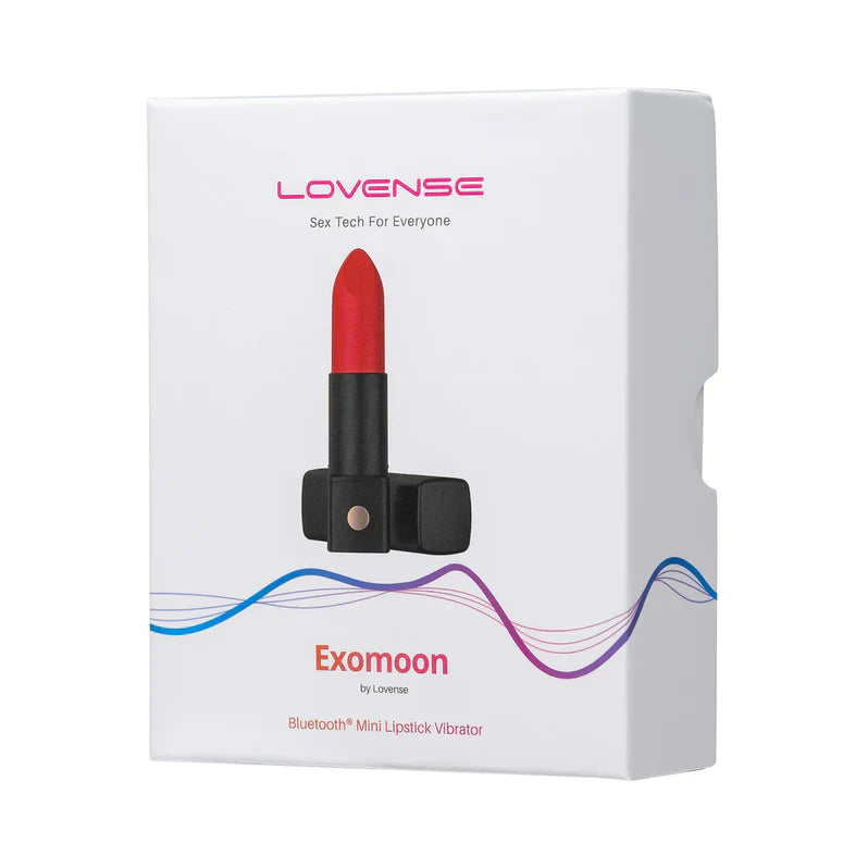 Lovense Exomoon Lipstick Vibe - Red