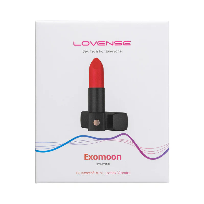 Lovense Exomoon Lipstick Vibe - Red