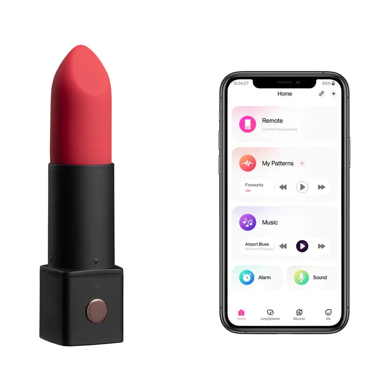 Lovense Exomoon Lipstick Vibe - Red