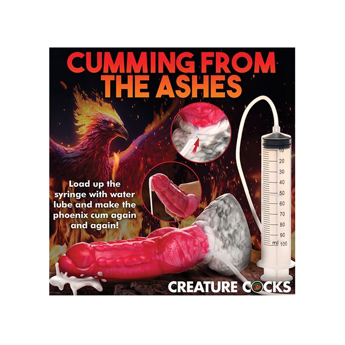 Creature Cocks Resurrector Phoenix Squirting Silicone Dildo