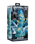 Creature Cocks Sea Stallion Vibrating Dildo - Blue/Yellow