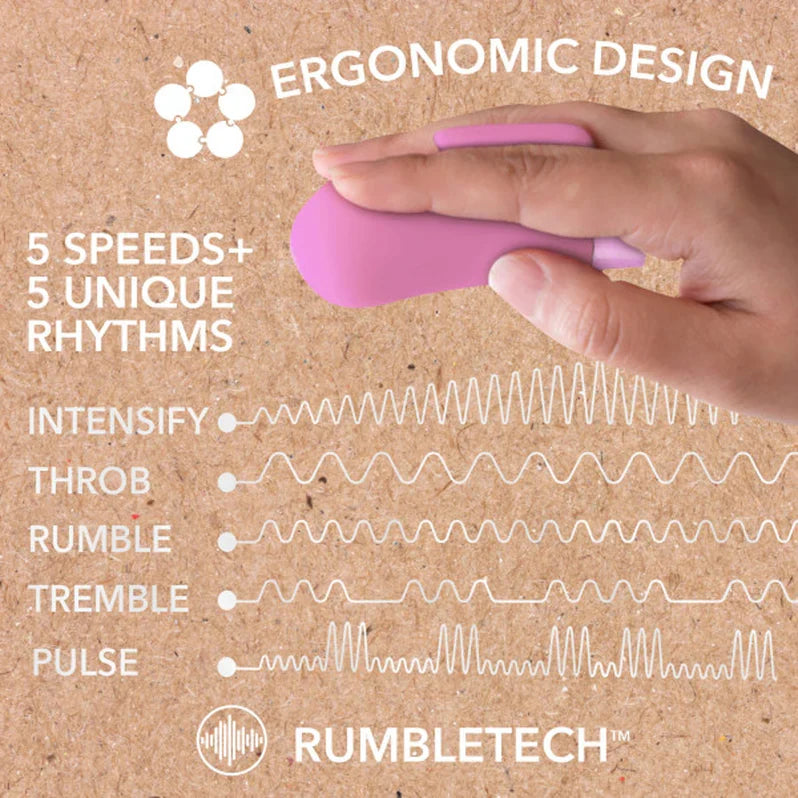 Blush Gaia Eco Delight Bullet & Finger Vibe Purple