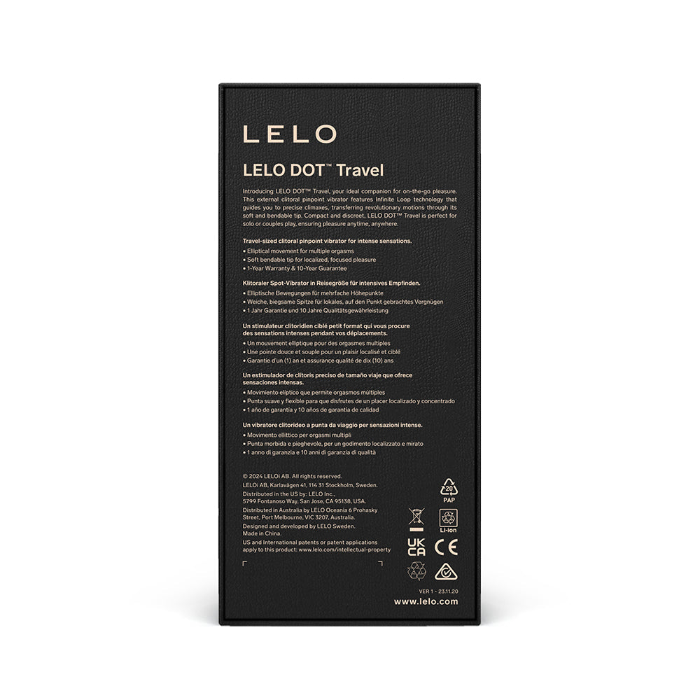 LELO DOT Clitoral Pinpoint Travel Vibrator Purple