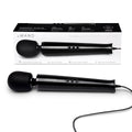 Le Wand Plug-In Vibrating Wand Massager - Black