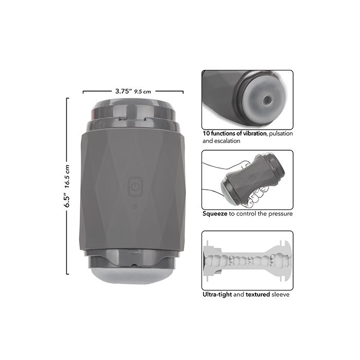 Milk Master Vibro Squeeze Dual-Ended Stroker