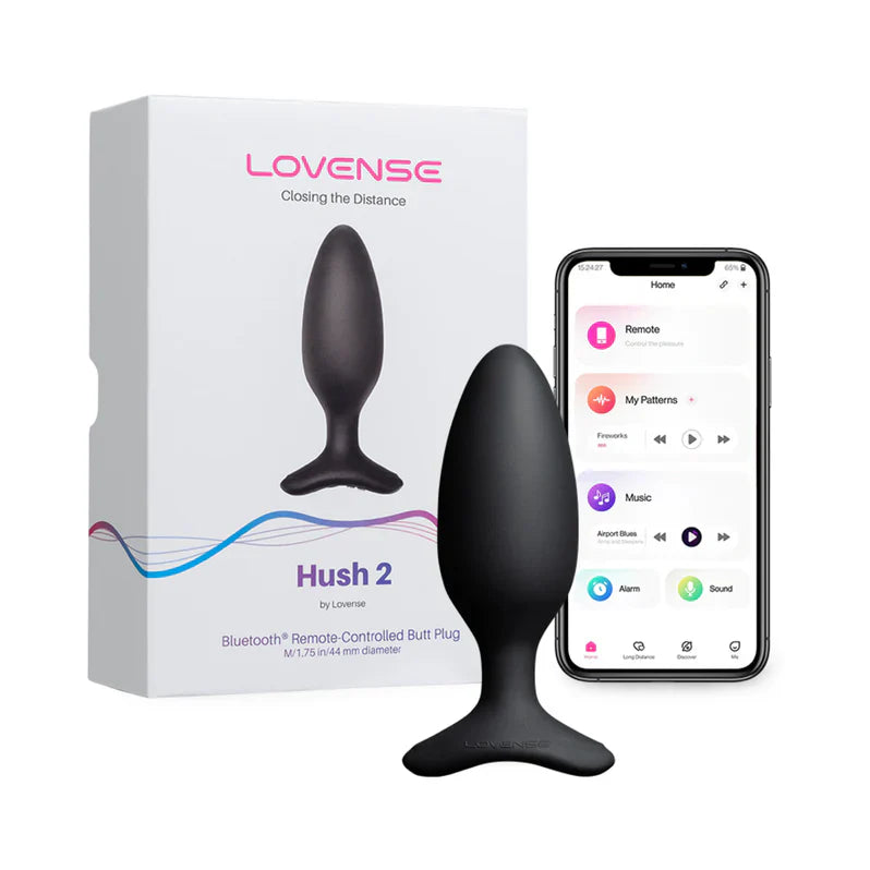 Lovense Hush 2 Butt Plug - 1.75 in