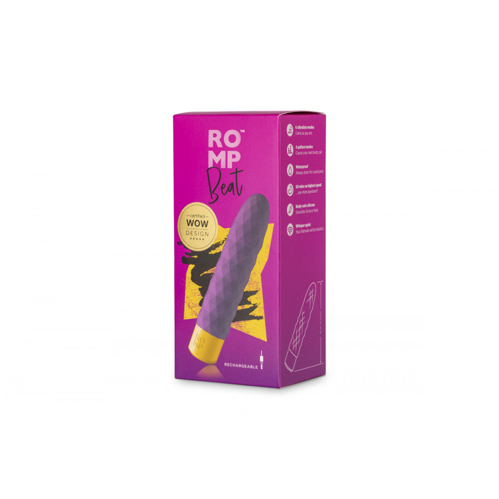 ROMP Beat Bullet Vibrator - Purple