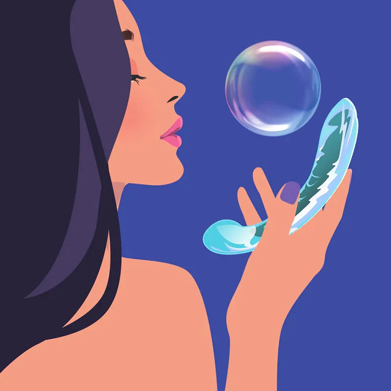 Biird Kalii Glass G-Spot Dildo