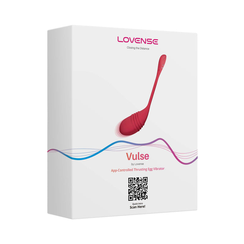 Lovense Vulse Thrusting Egg Vibrator - Red