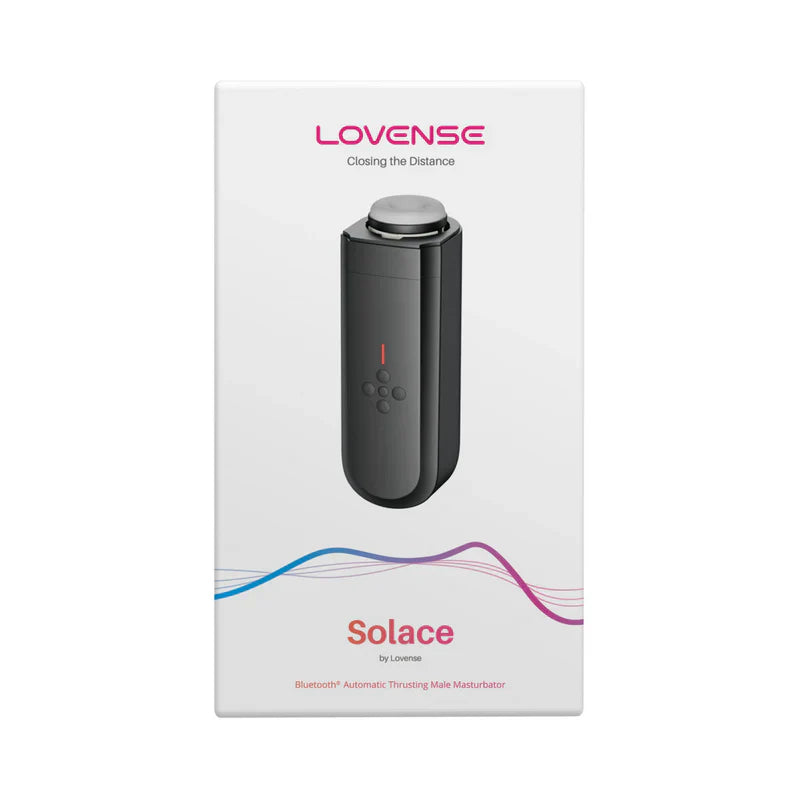 Lovense Solace Thrusting Masturbator - Black