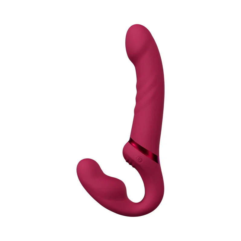 Lovense Lapis Vibrating Strapless Strap On - Pink