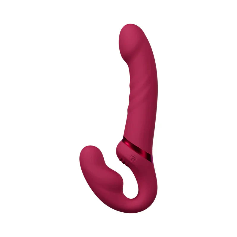Lovense Lapis Vibrating Strapless Strap On - Pink