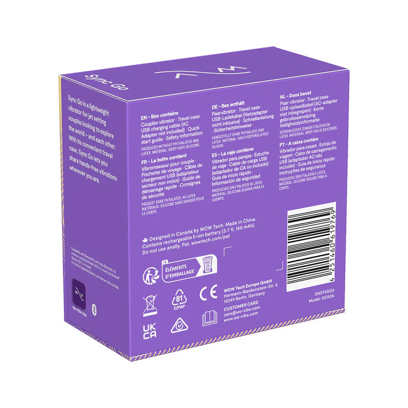 We-Vibe Sync Go Travel Vibrator