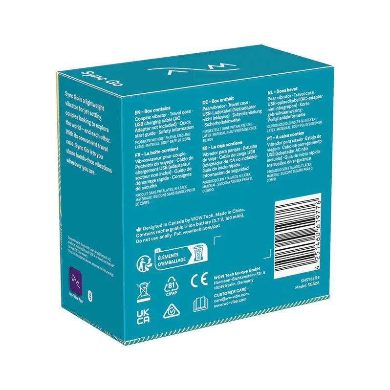 We-Vibe Sync Go Travel Vibrator