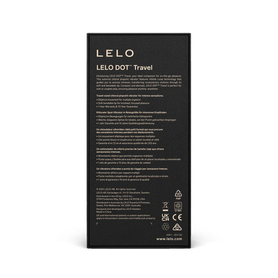 LELO DOT Clitoral Pinpoint Travel Vibrator Pink