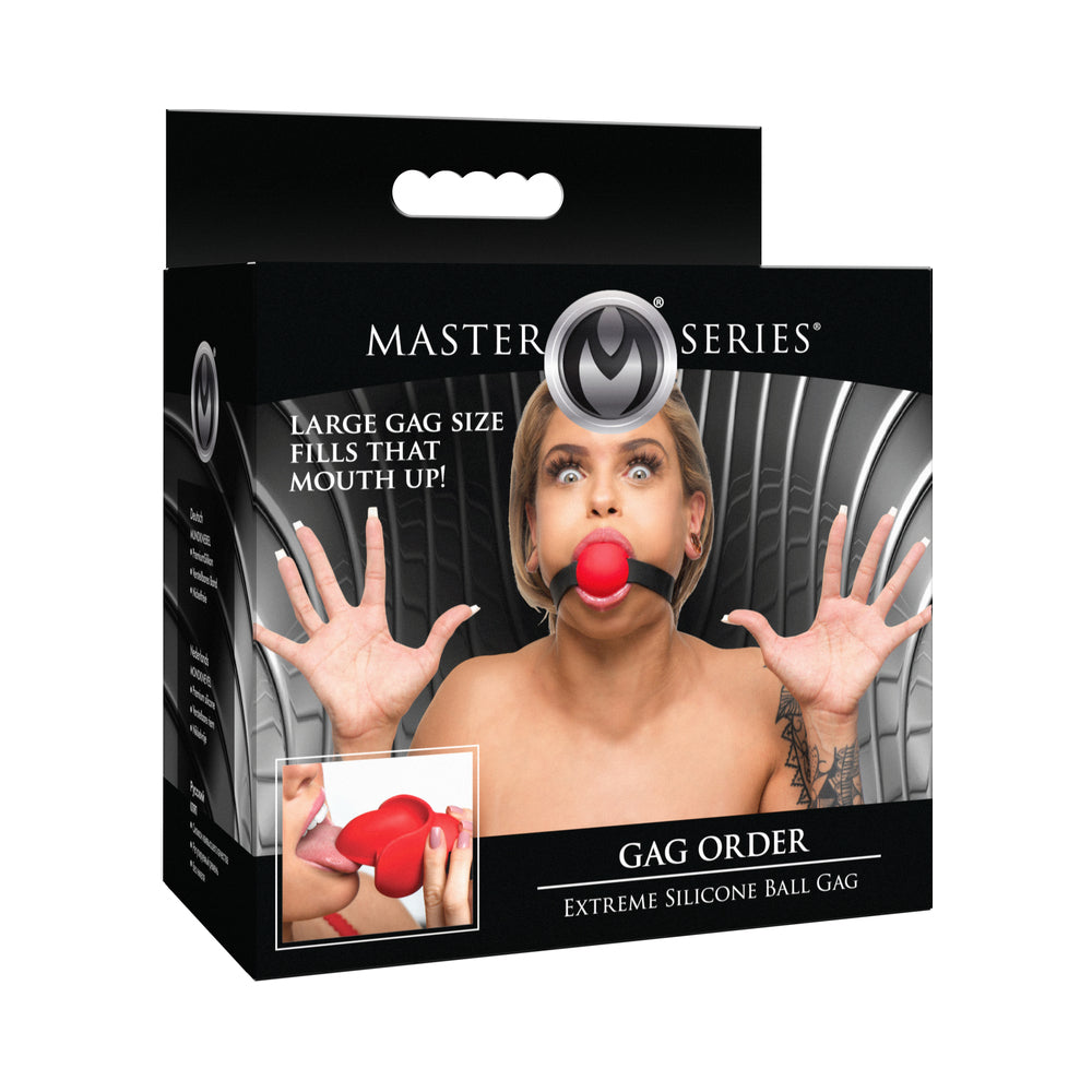 Extreme Silicone Gag with Locking Strap