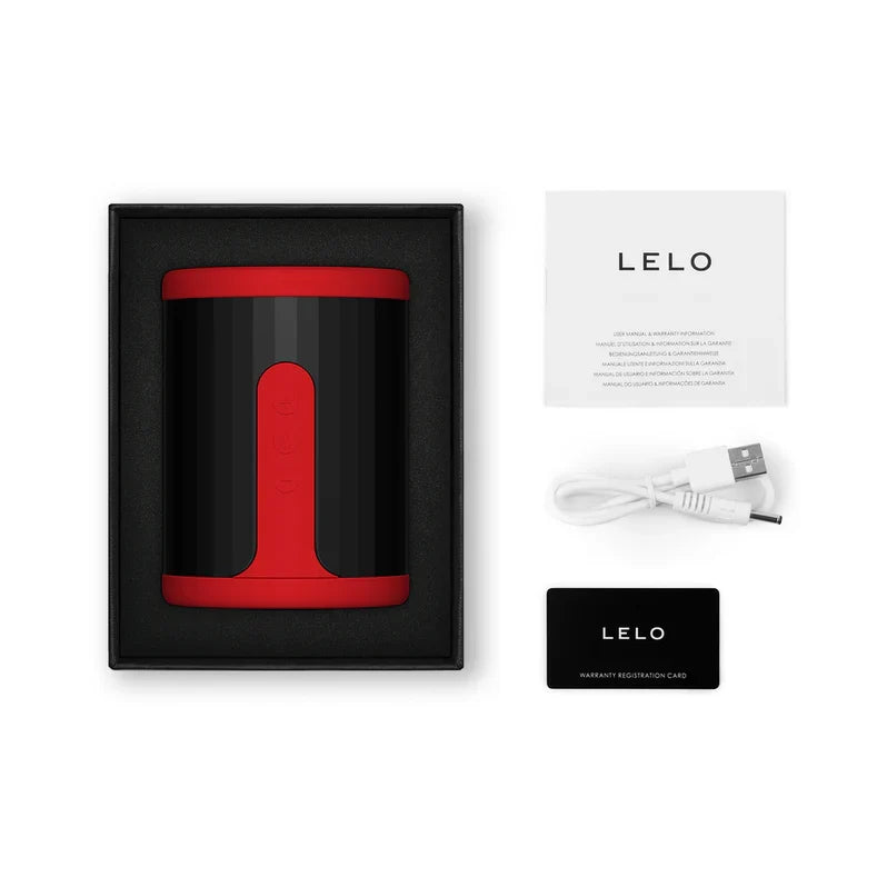 LELO F2S Massager & Male Stroker Red