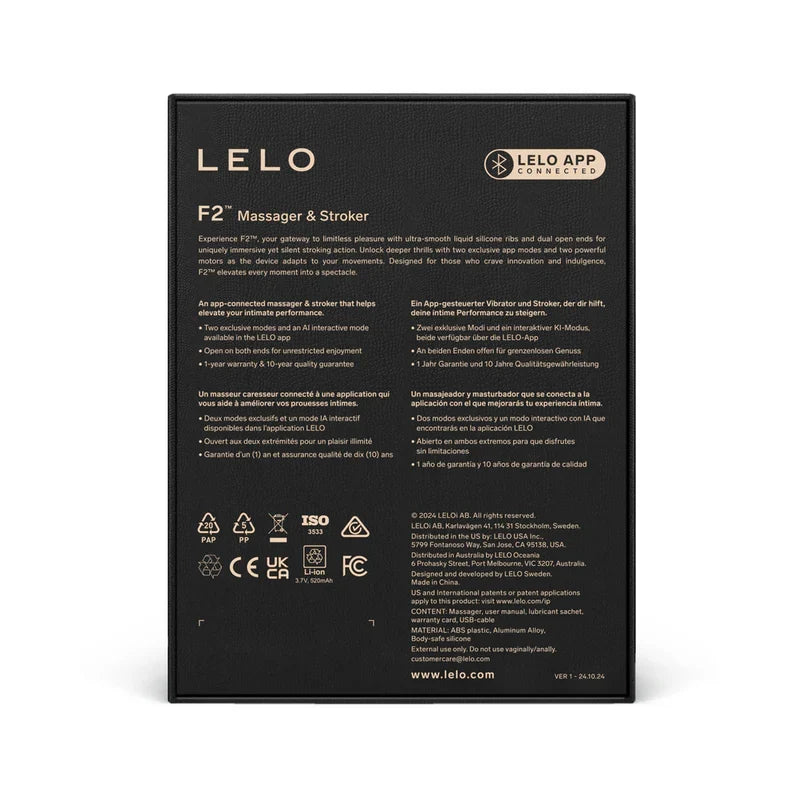 LELO F2S Massager & Male Stroker Teal