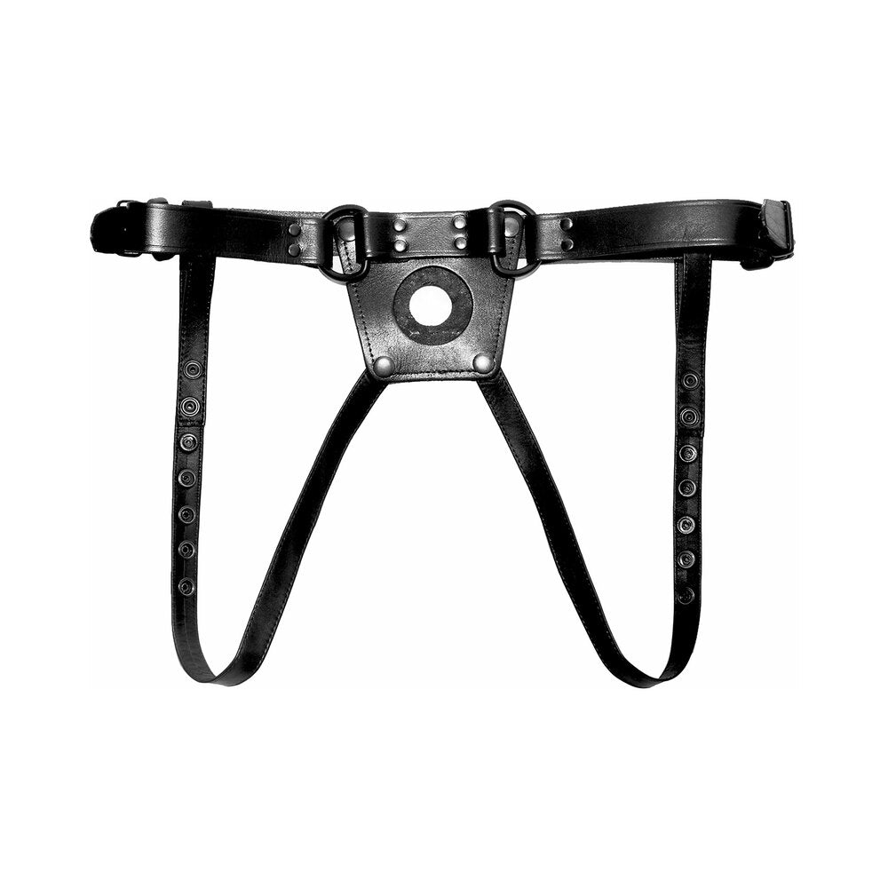 Prowler RED Leather Dong Harness L